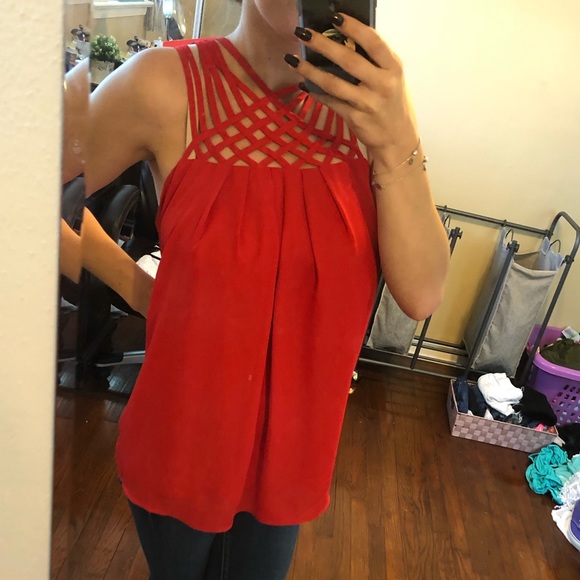 Red blouse - Picture 3 of 4